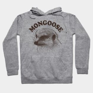 Mongoose Lover Retro Design Hoodie